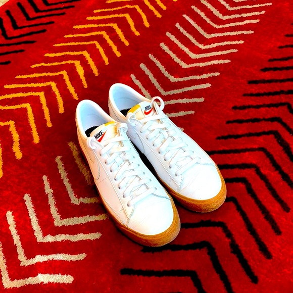 Nike Other - Nike Blazer White Gum sole 10D